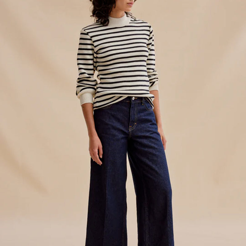 Le Minor - Pull Marin - Ecru & Marine