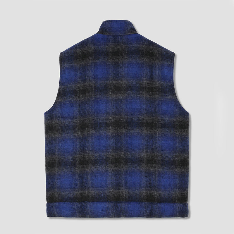Stan Ray - Manteau Down Plaid - Bleu