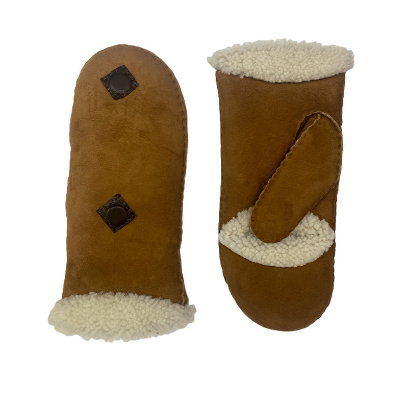 Milona - Moufles Mouton Rabat/Clip - Tan