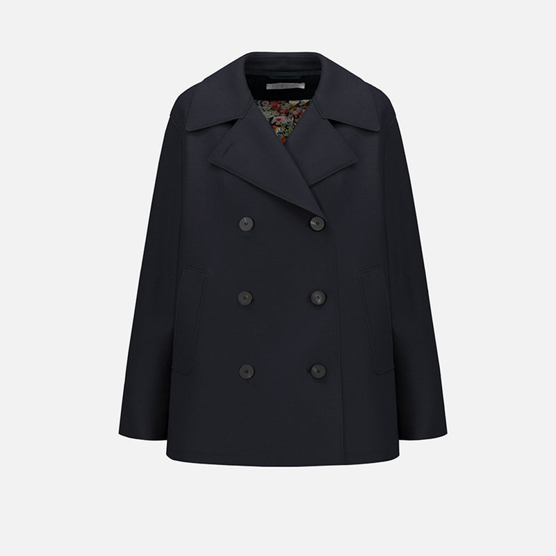 Harris Wharf London - Manteau long Peacoat - Marine