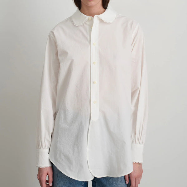 B Sides - Chemise Louisa Popeline -  Blanc