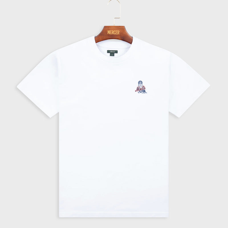 Mercer - T-Shirt 47 Heavy - Blanc & Orange