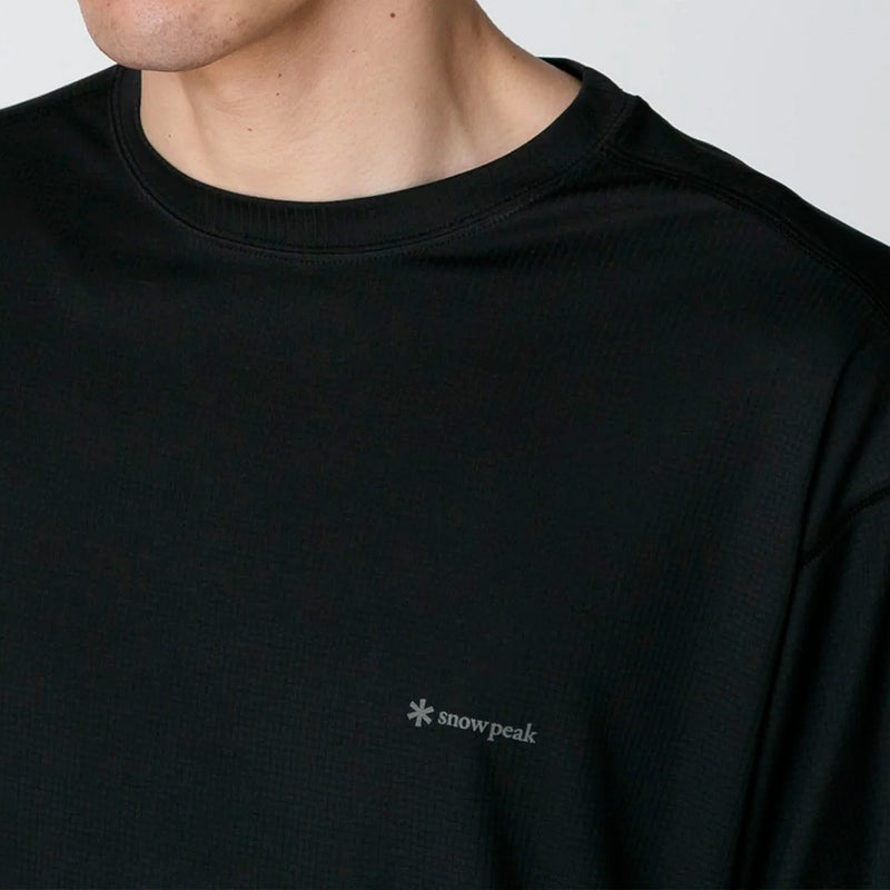 Snow Peak - T-Shirt Pe Power Dry Long - Noir