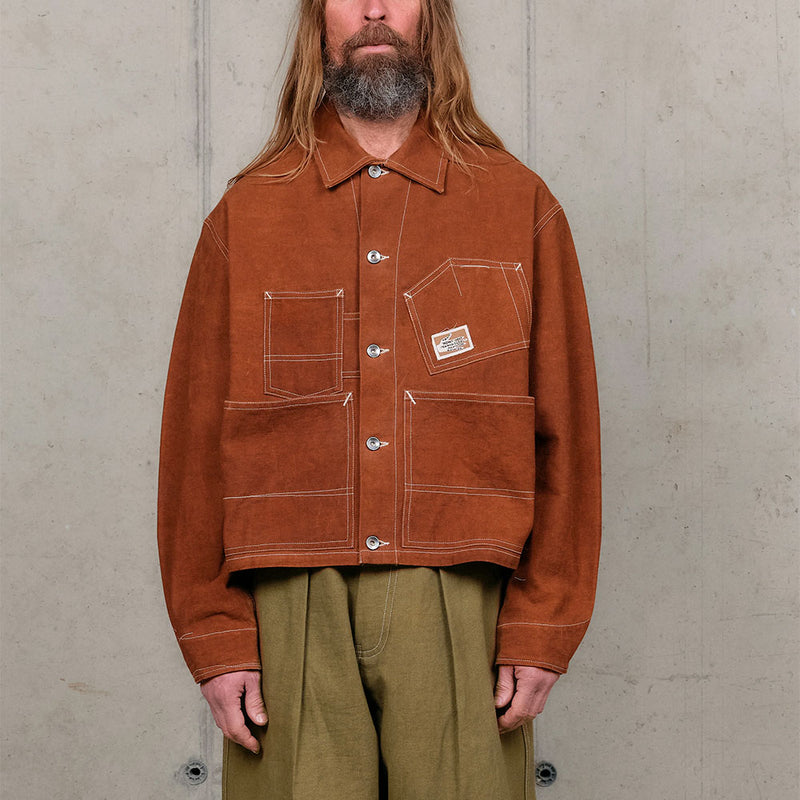 Story MFG - Veste Station - Marron Wonky Wear