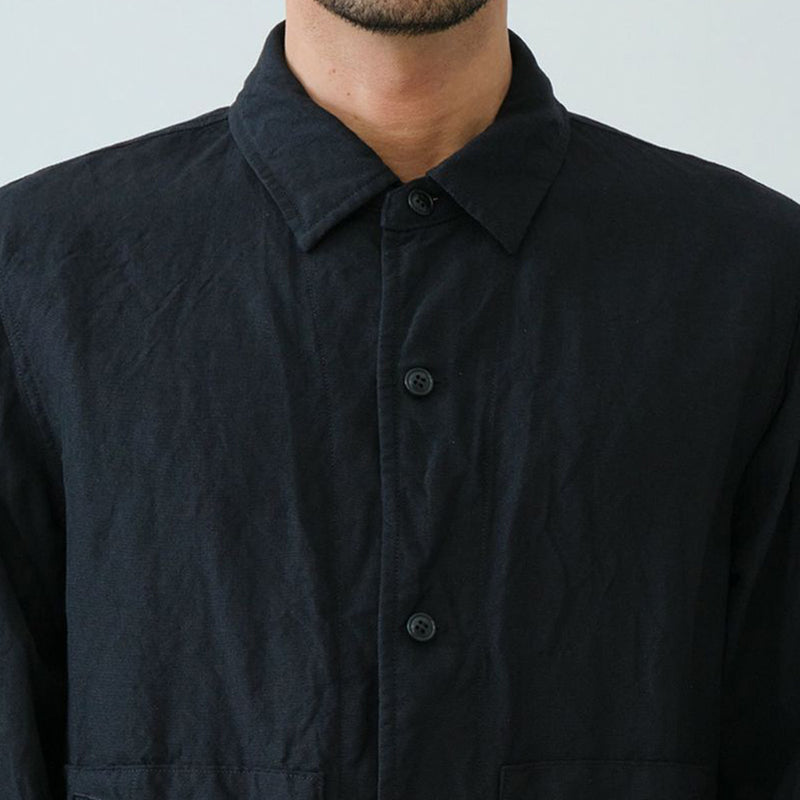 Sage de Cret - Veste Chemise Oxford - Marine