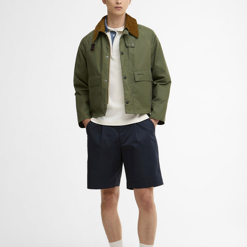 Barbour - Veste Spey Wax - Light Moss – Merci Paris