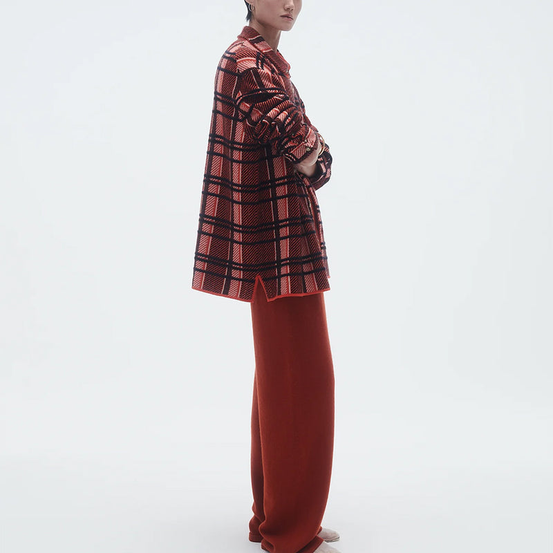 Guest In Residence - Chemise Plaid Work - Rouge