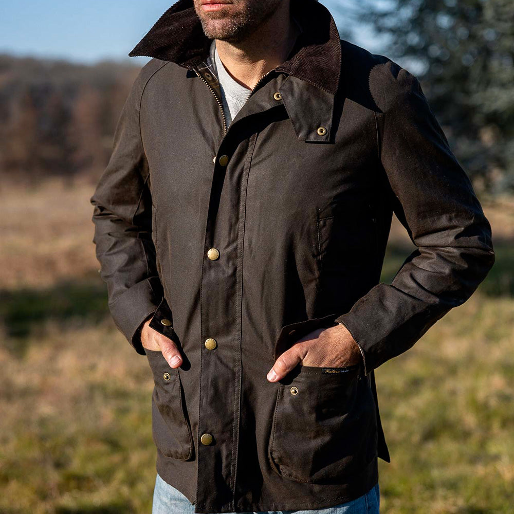 Barbour Marque Vetement Britannique Barbour Veste Ashby Kaki Prêt à Porter  – Merci Paris