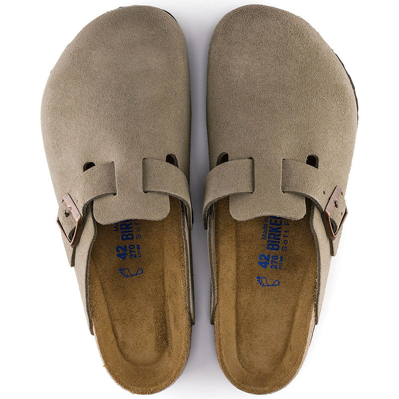 Birkenstock - Sabots Boston - Lit de pied souple - Taupe