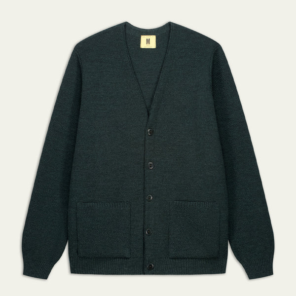 Nitto Knitwear - Cardigan Youri - Vert Fôret