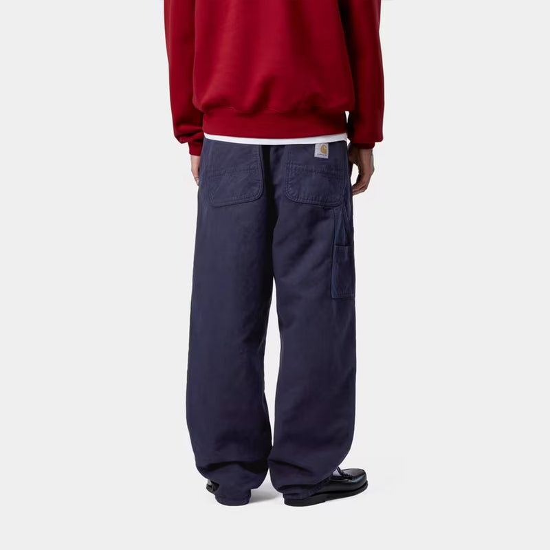 Carhartt WIP - Pantalon Walter Double Knee - Navy Garment Dyed
