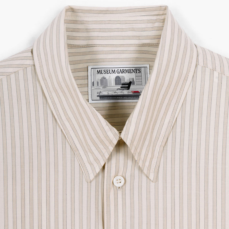 Museum Garments - Chemise Corporate - Vanille & Gris