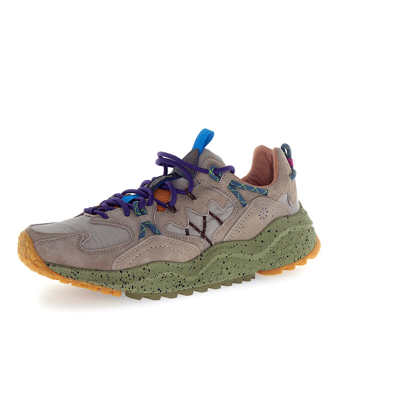Flower Mountain - Baskets Yamabushi Uni Suede Nylon - Gris bleu