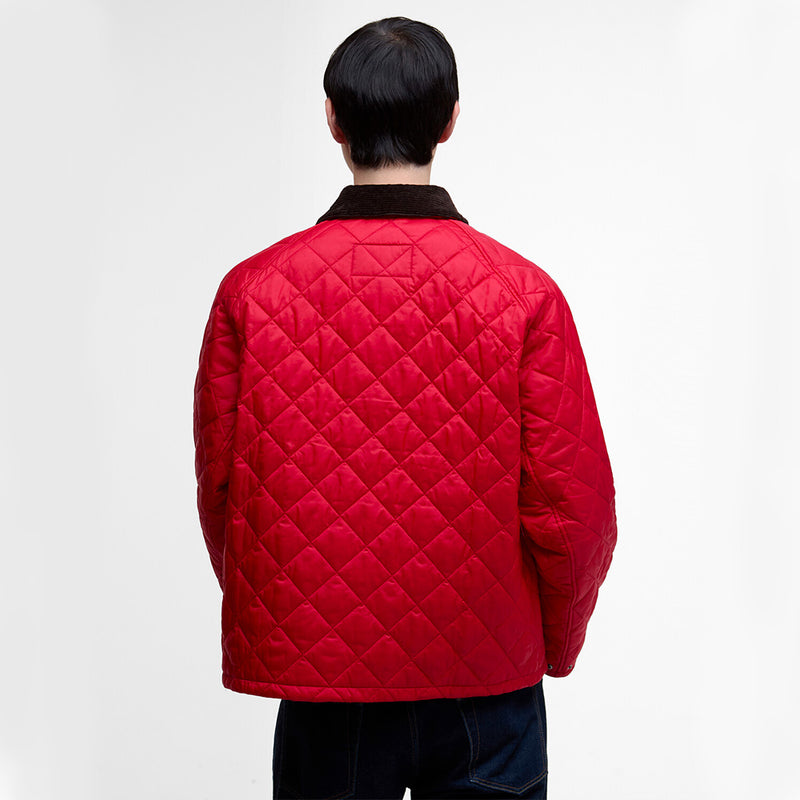 Barbour - Veste Transport Quilted - Rouge