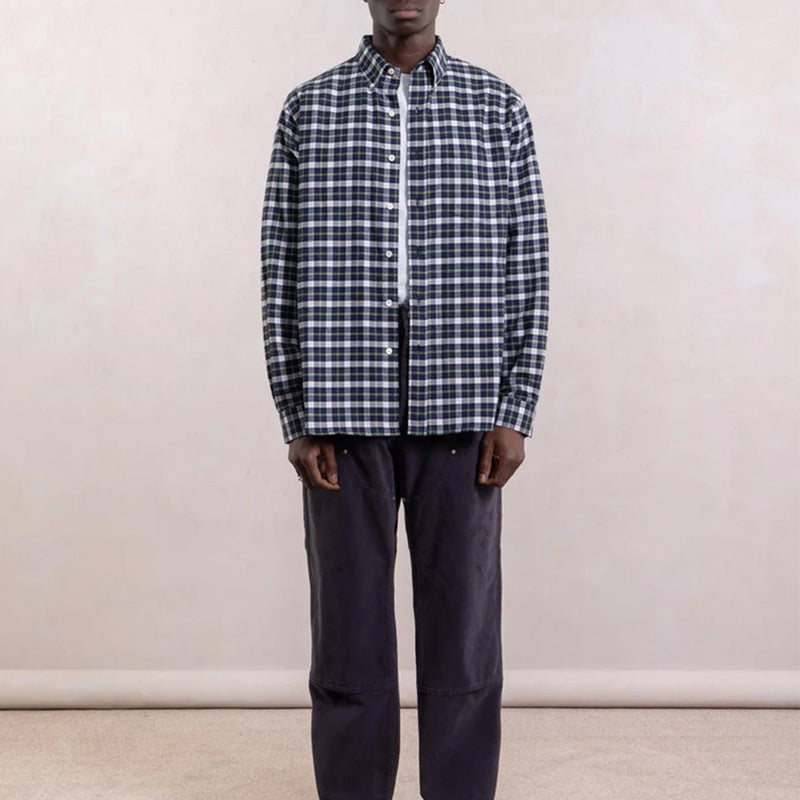 Museum Garments - Chemise Dad Carreaux - Bleu & Blanc