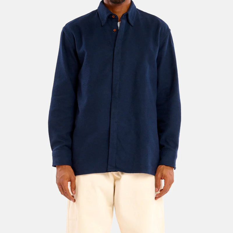 Homecore - Chemise Shadow Barrow - Marine