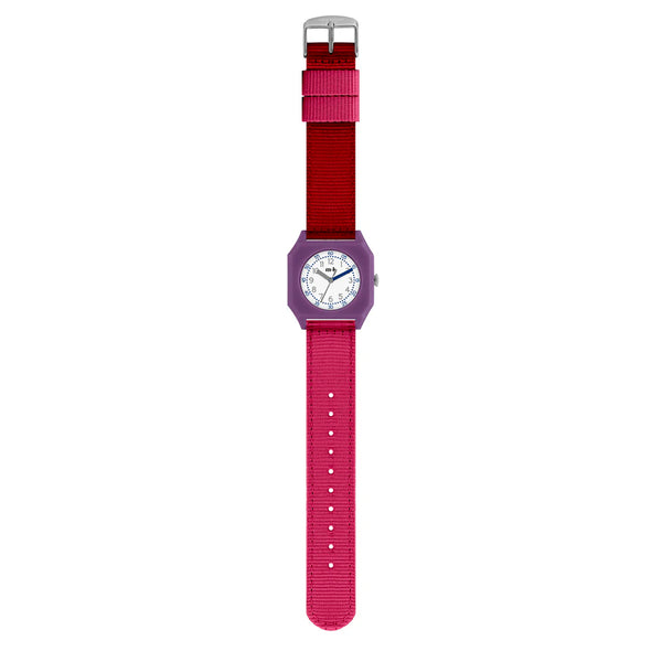 Mini Kyomo - Montre Coral Reef - Rose & Rouge