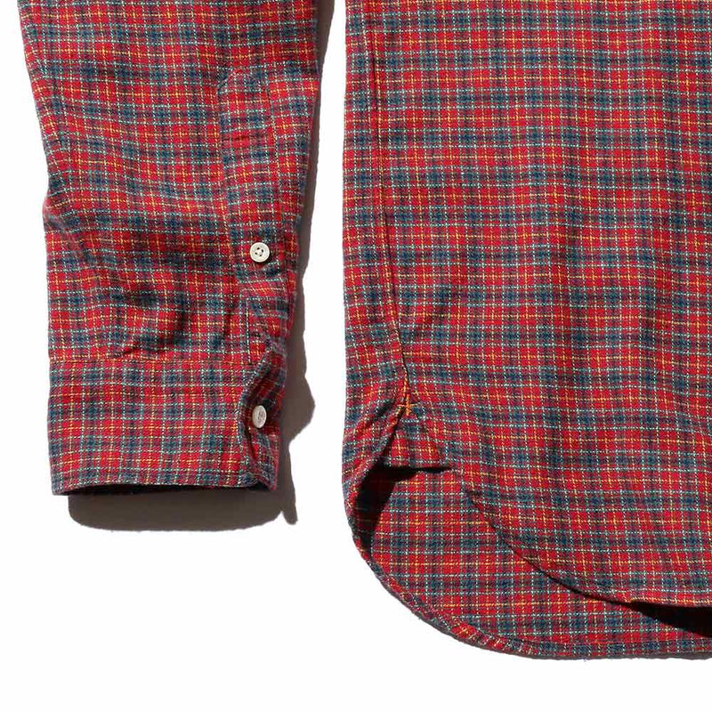 Beams Plus - Chemise Mini Plaid Flannel - Rouge