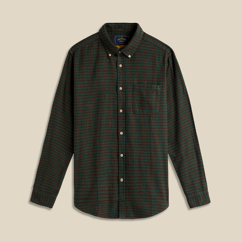 Portuguese Flannel - Chemise Lago - Vert
