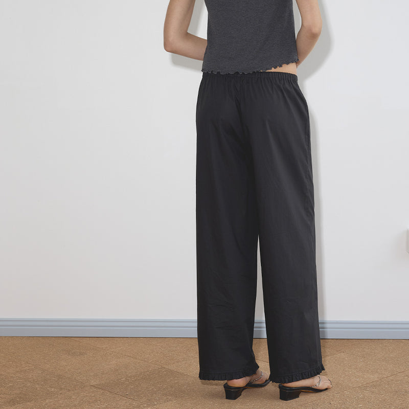 Deiji Studio - Pantalon Flounce - Noir