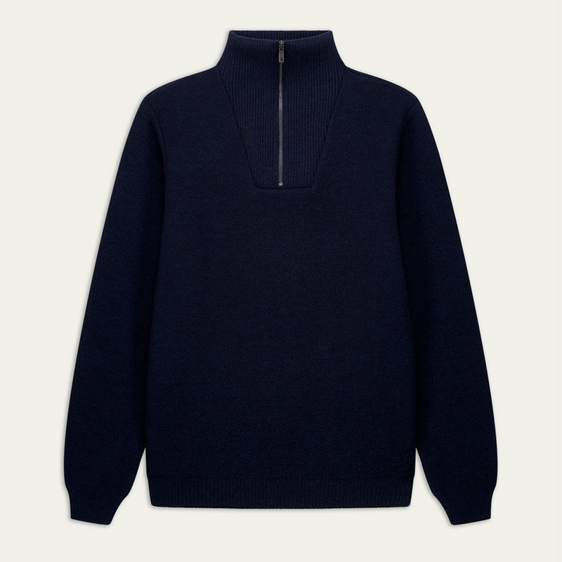 Nitto Knitwear - Pull Youri Camionneur - Marine