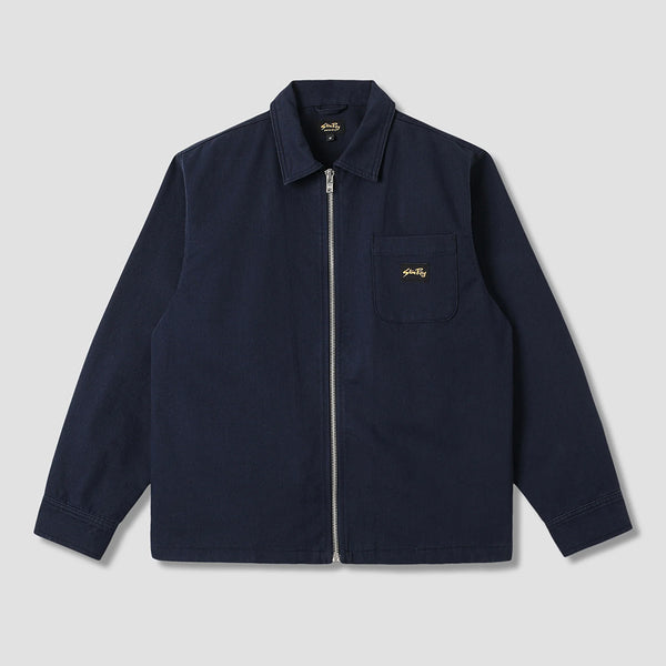Stan Ray - Chemise Zip Shirt - Bleu