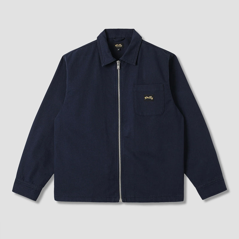 Stan Ray - Chemise Zip Shirt - Bleu