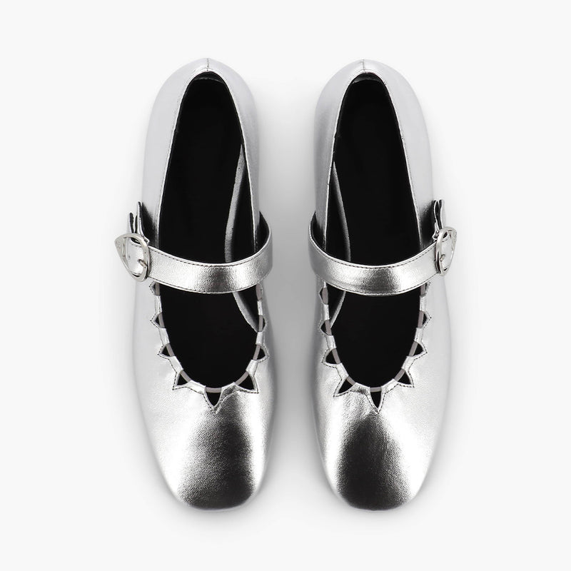 Socque Ballerina Ginger Silver - Main Image