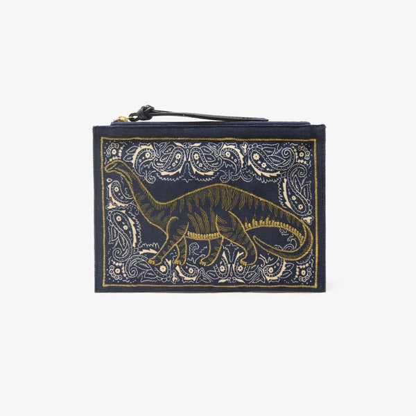 Inoui Editions - Pochette Dino - Bleu marine