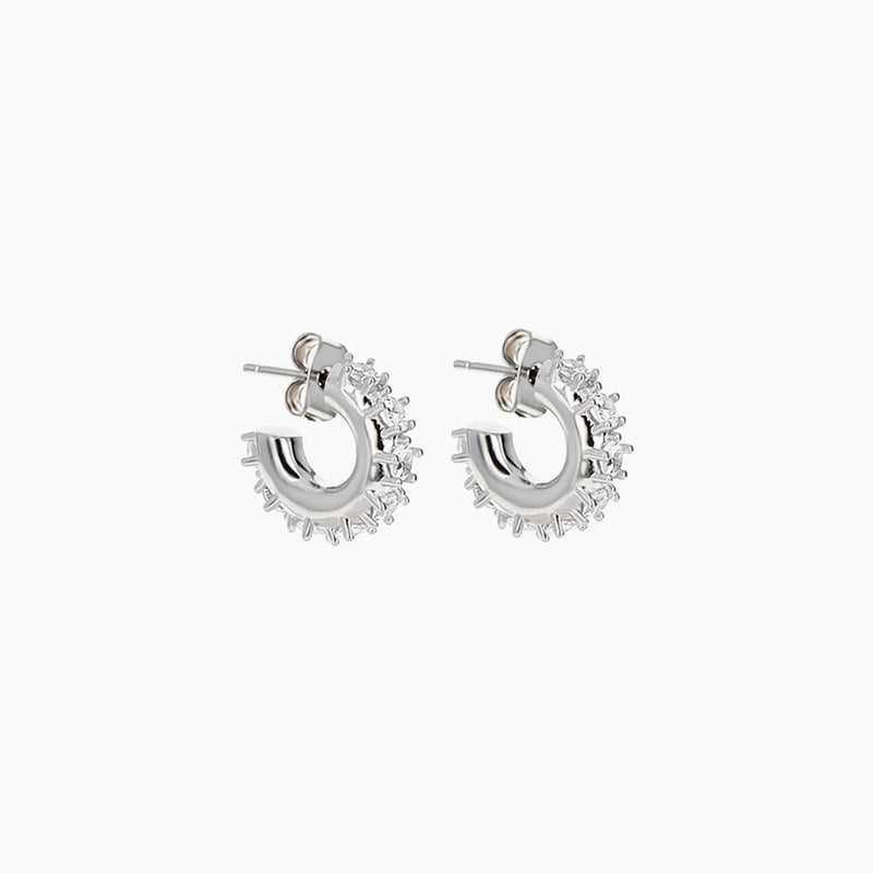 Justine Clenquet - Boucles d'oreilles Ricci S - Palladium