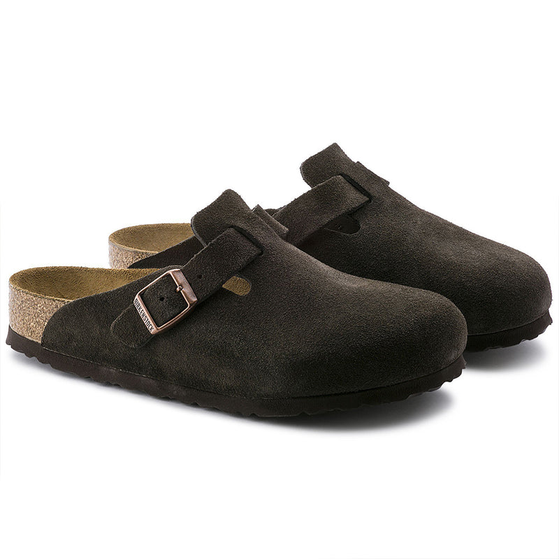 Birkenstock - Sabots Boston - Lit de pied souple - Mocha