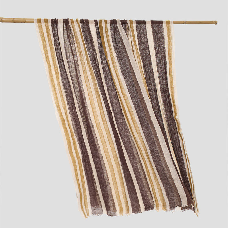 Lovat & Green - Foulard Fire - Marron