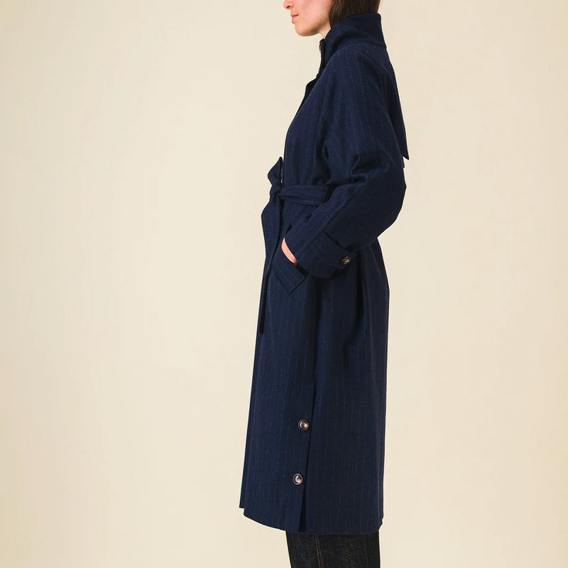 Sixsoeurs - Trench Jim - Marine & Bordeaux