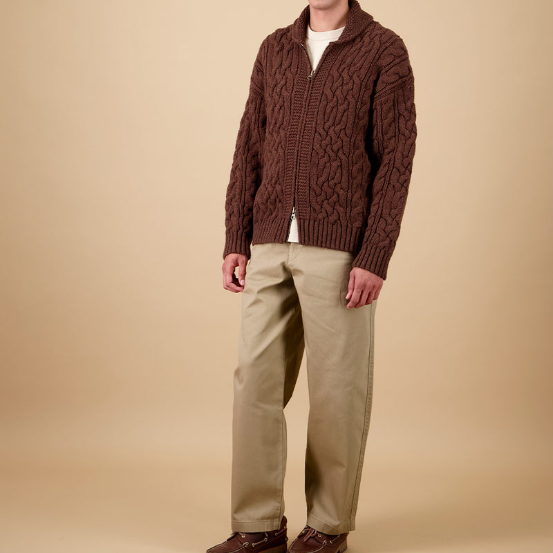Nitto Knitwear - Cardigan Ohannes - Marron