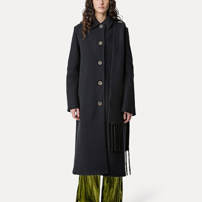 forte_forte - Manteau long - Noir