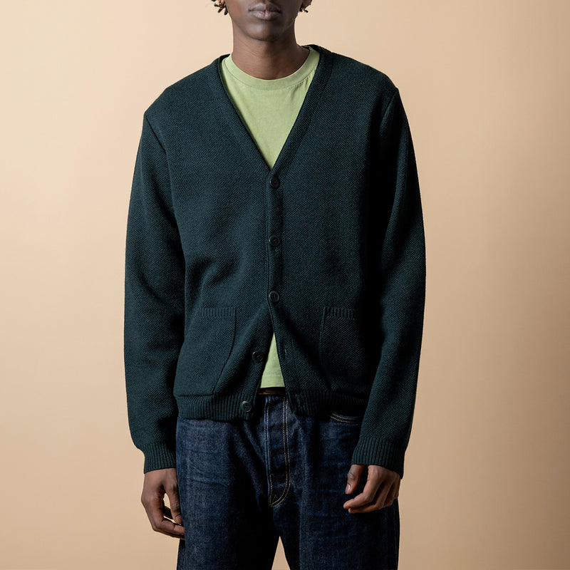 Nitto Knitwear - Cardigan Youri - Vert Fôret