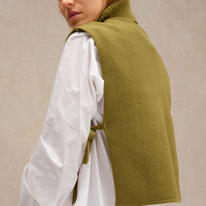 Le Minor - Plastron - Olive Acide