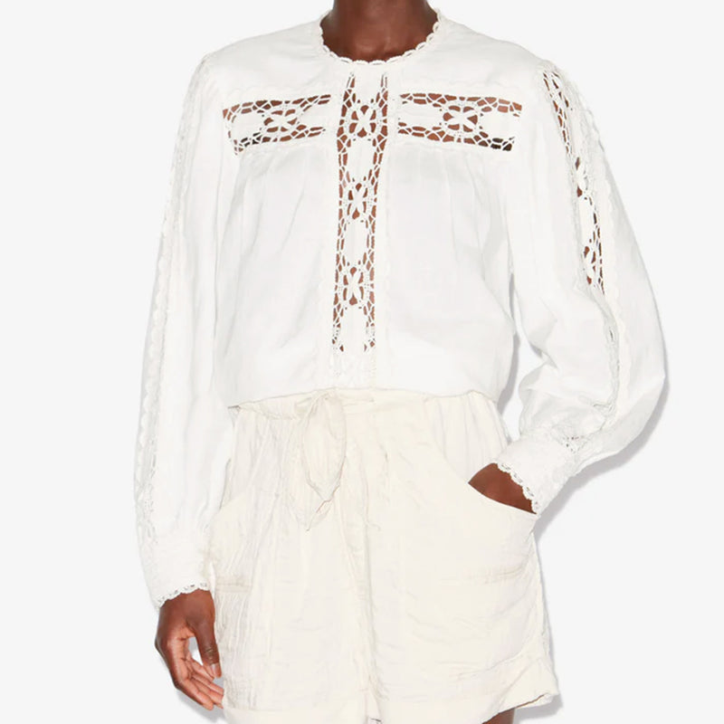 Isabel Marant - Blouse Valmira - Blanc