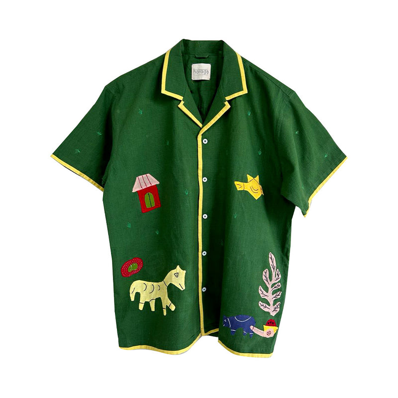 Harago - Chemise SS2533 - Vert