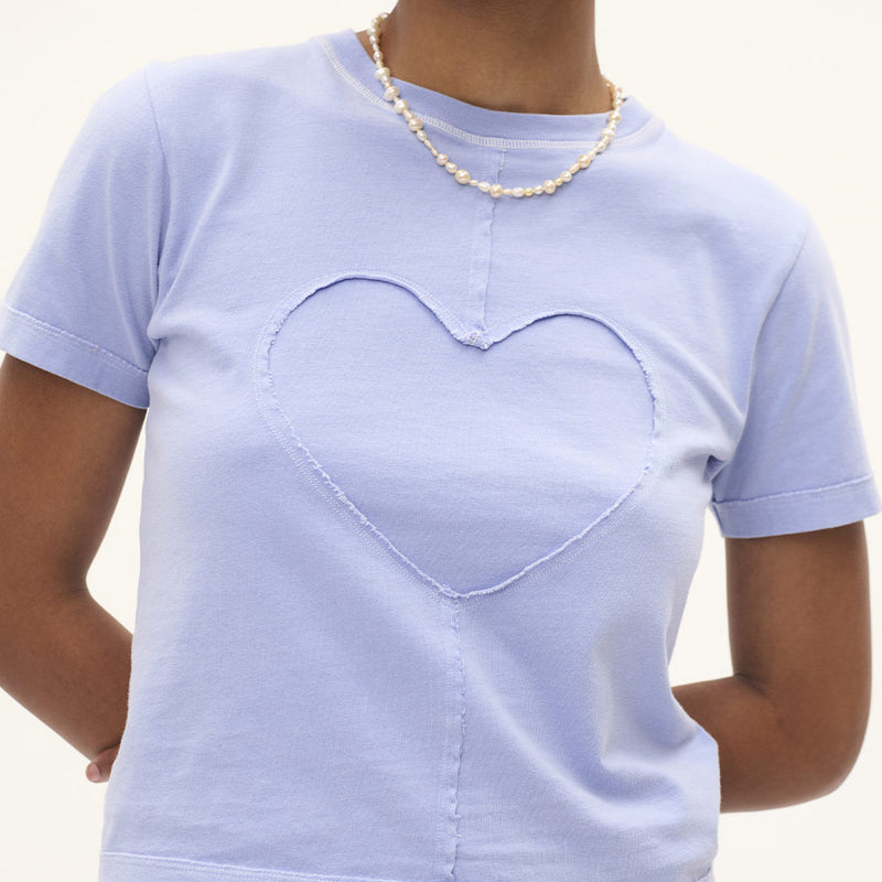 Carne Bollente - T-Shirt Stitch Of Love - Bleu