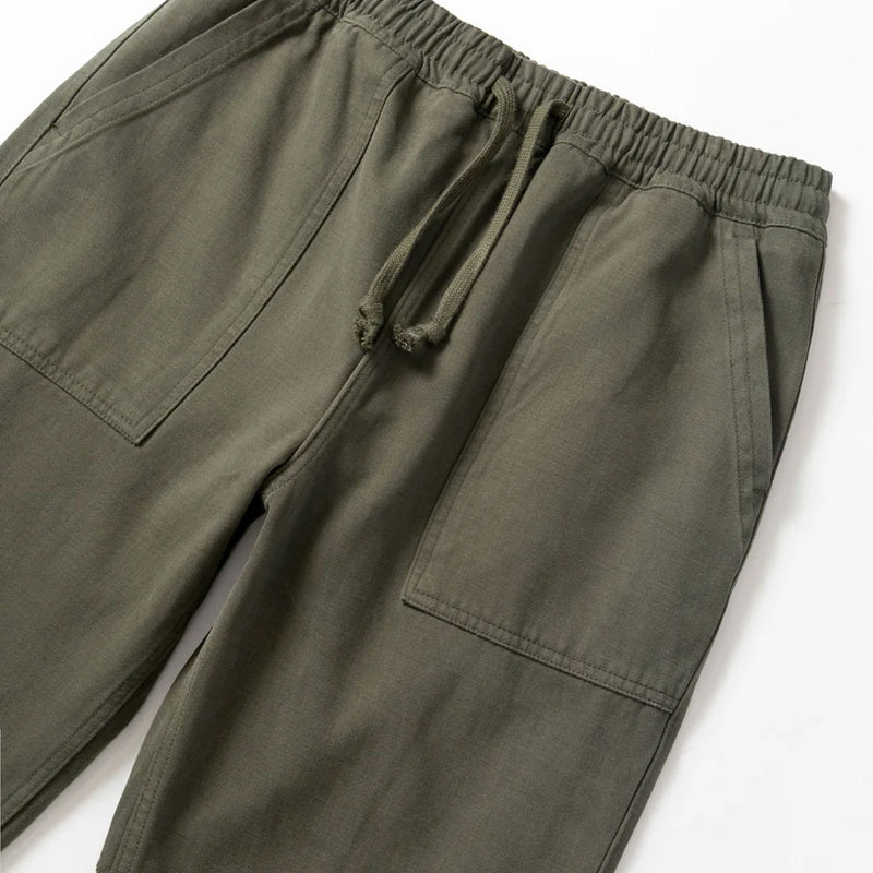 Service Works - Pantalon Moleskin Chef - Vert Moss