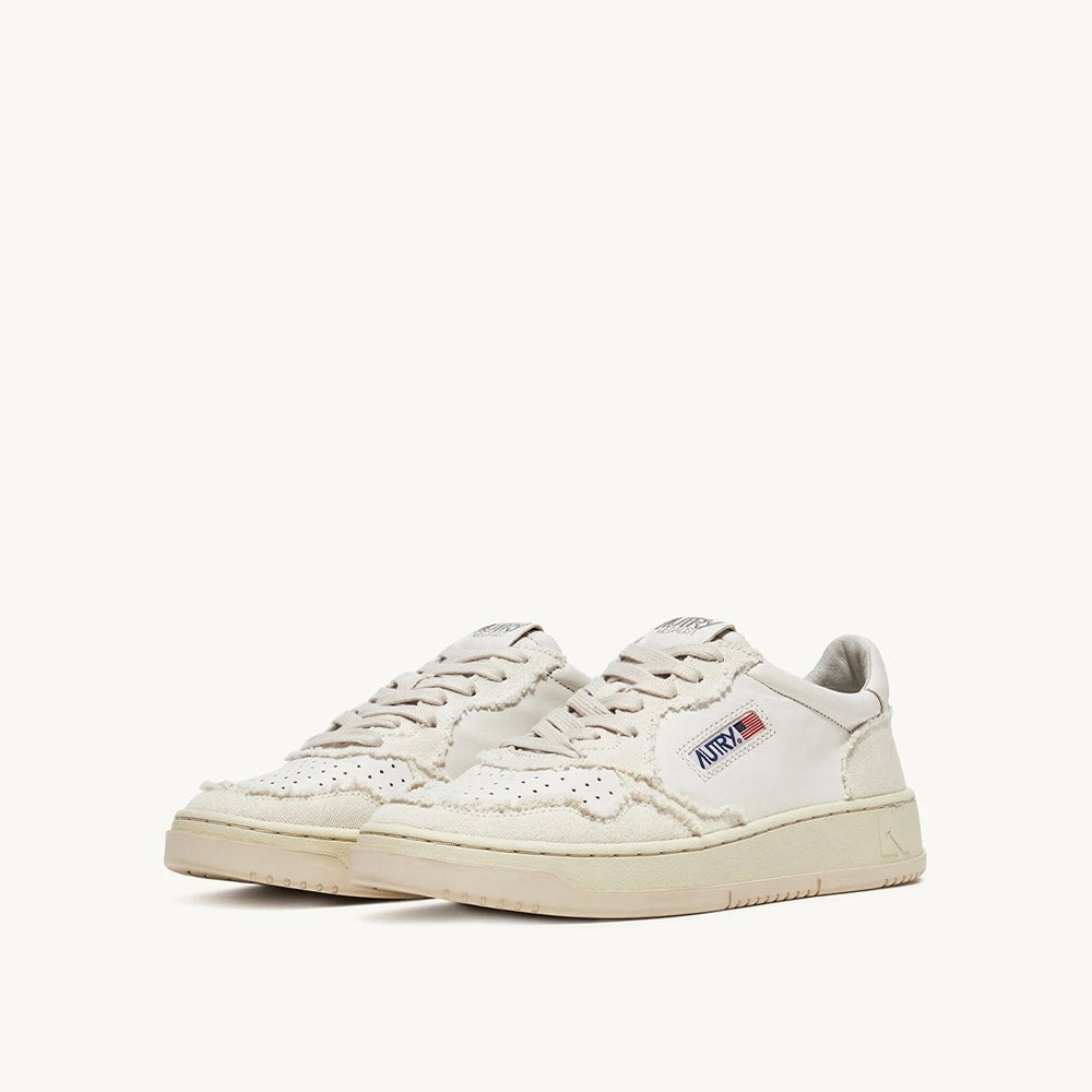 Autry - Medalist Low Goat Sneakers - White & Ivory