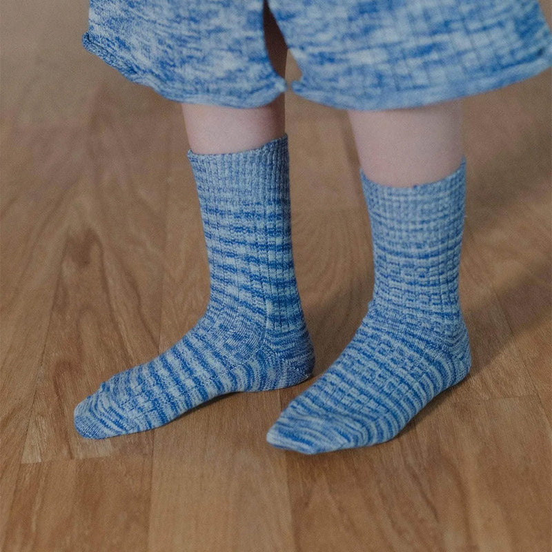 Baserange - Chaussettes Twist - Bleu