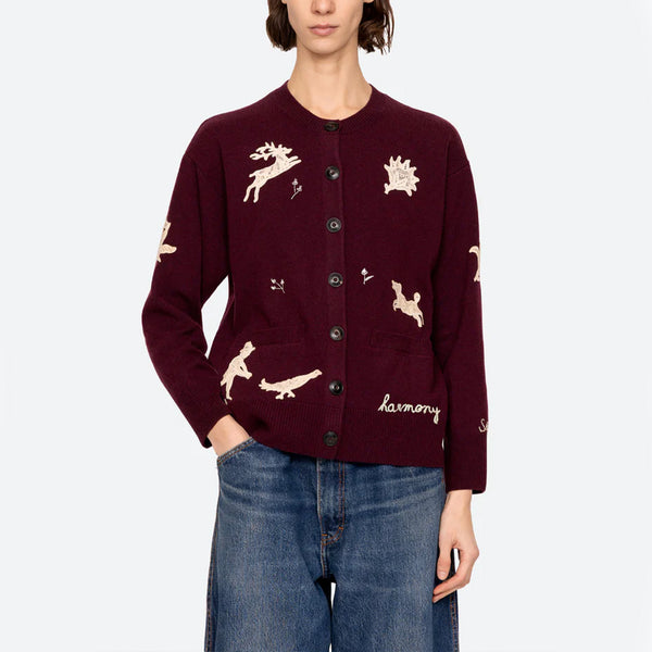 Sea NY - Cardigan Mika - Bordeaux