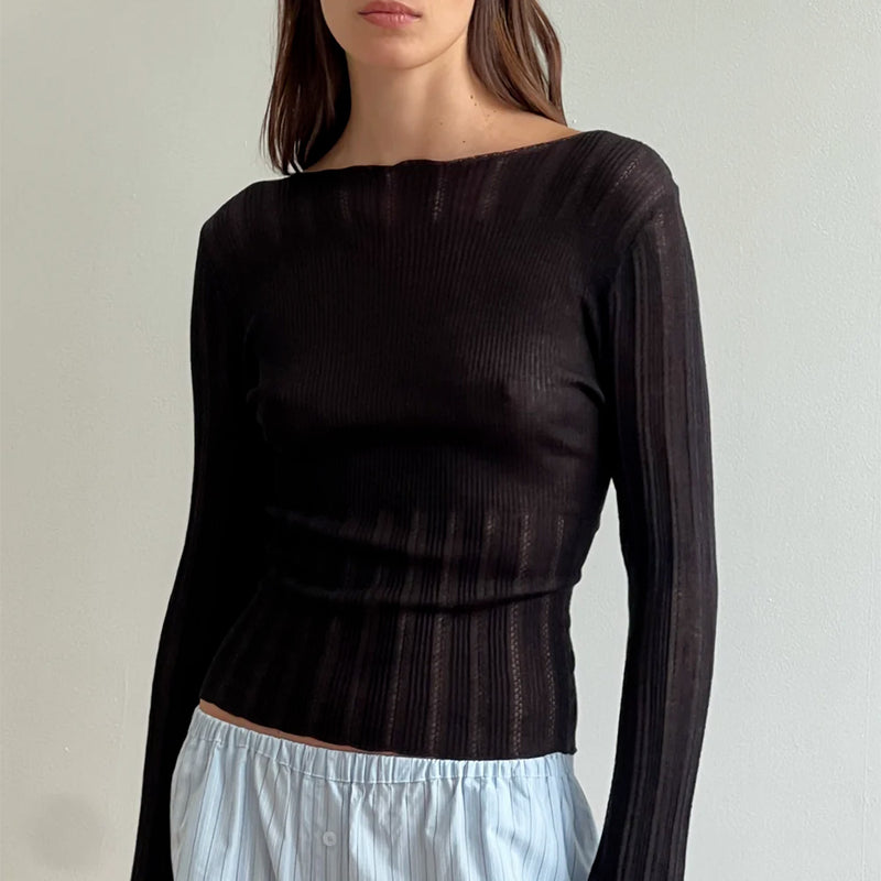 Deiji Studio - Top Open Work - Noir