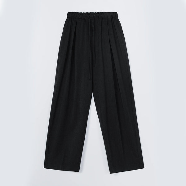 Cordera - Pantalon Plissé Décontracté - Anthracie
