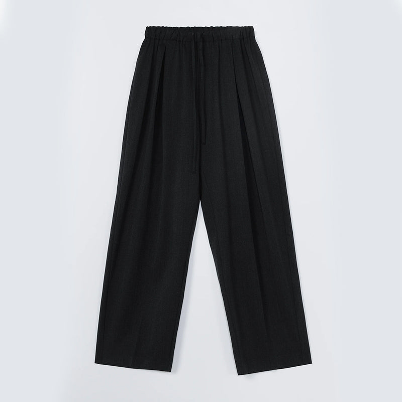 Cordera - Pantalon Plissé Décontracté - Anthracie