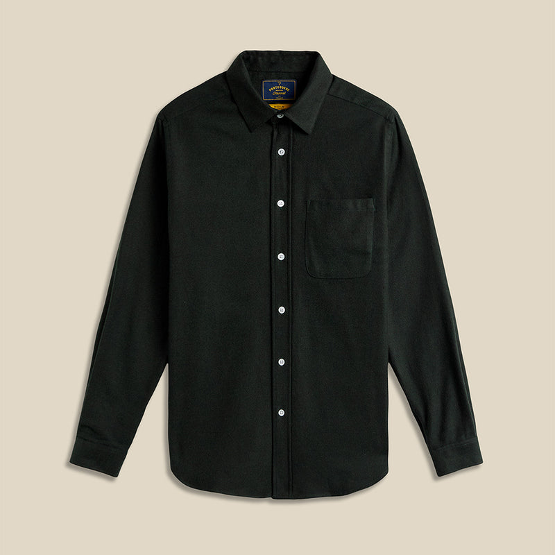 Portuguese Flannel - Chemise Teca - Vert Fôret