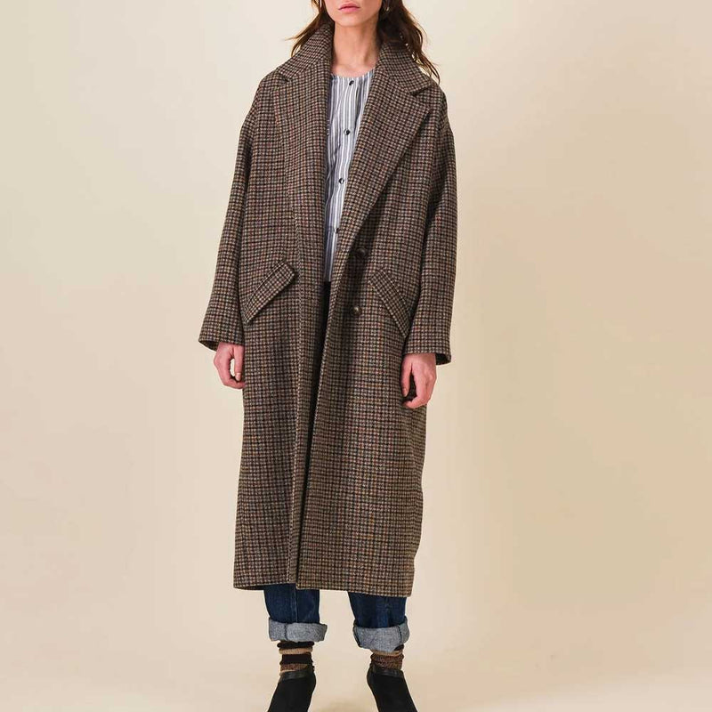 Sixsoeurs - Manteau Lenny - Châtaigne