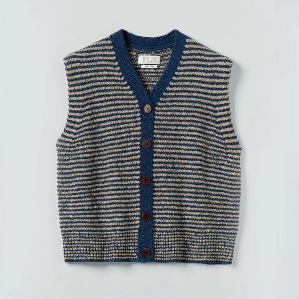 Toast - Gilet Donegal - Marine & Biscuit